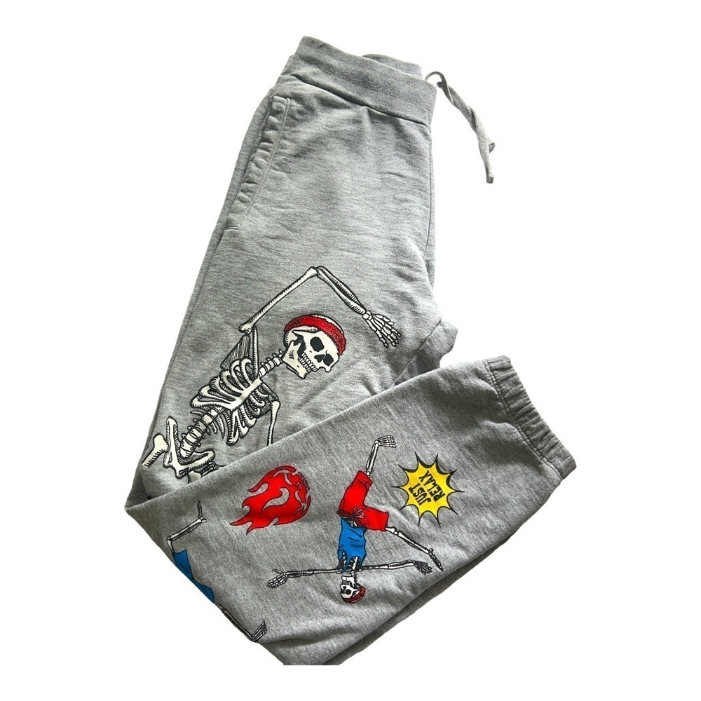 Rare Chinatown Market x Grateful Dead Collab Sweatpants Grey